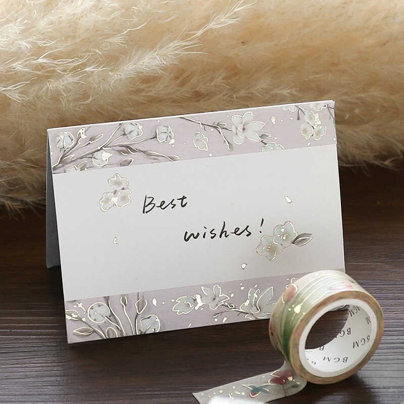 BGM washi szalag garden brown 002