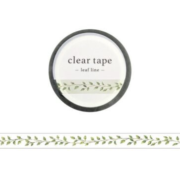 Clear Tape washi szalag level girland 001