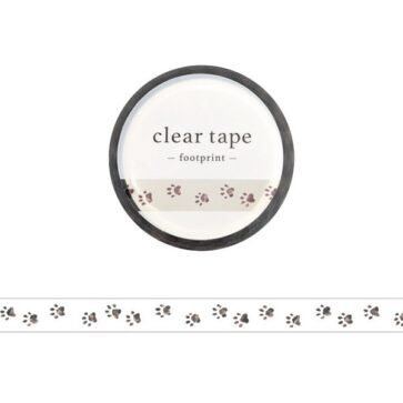 Clear Tape washi szalag mancsok 001