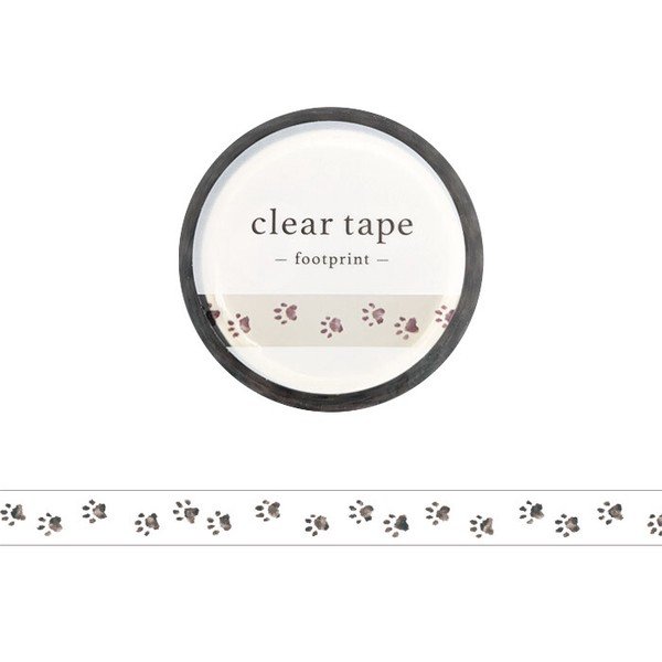 Clear Tape washi szalag mancsok 001