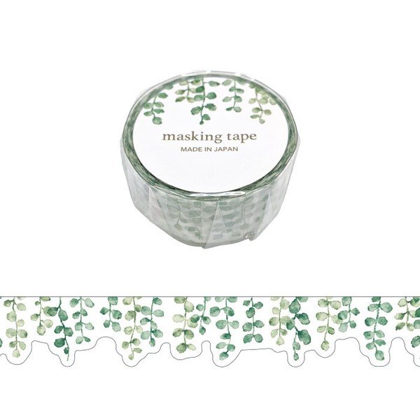 Die Cut washi szalag eukaliptusz 001