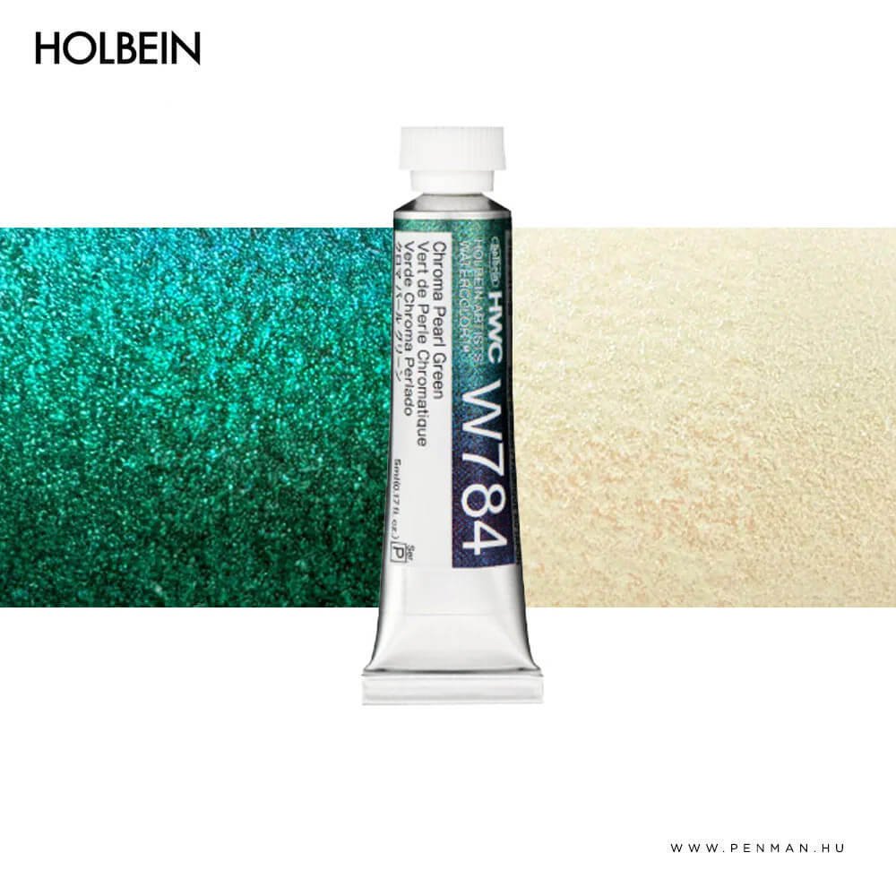 Holbein akvarellfestek chromapearl GREEN 5ml 001 1