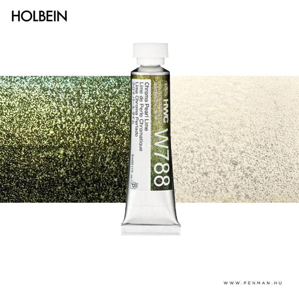 Holbein akvarellfestek chromapearl LIME 5ml 001 1