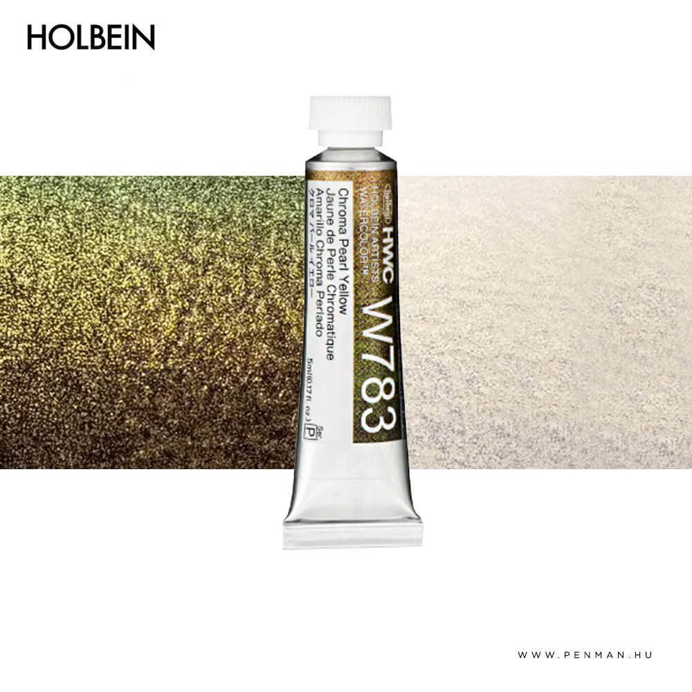Holbein akvarellfestek chromapearl YELLOW 5ml 001 1