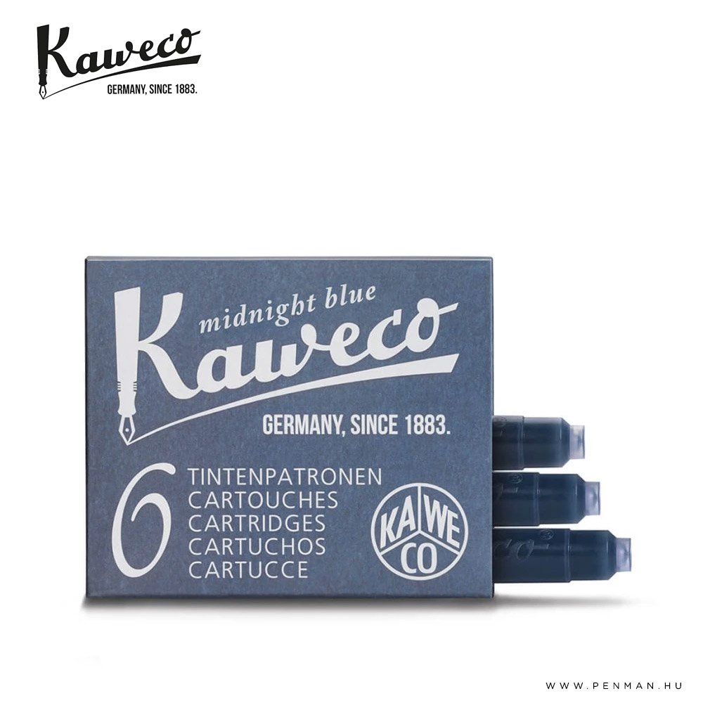 Kaweco 6db tintapatron MIDNIGHT BLUE 001
