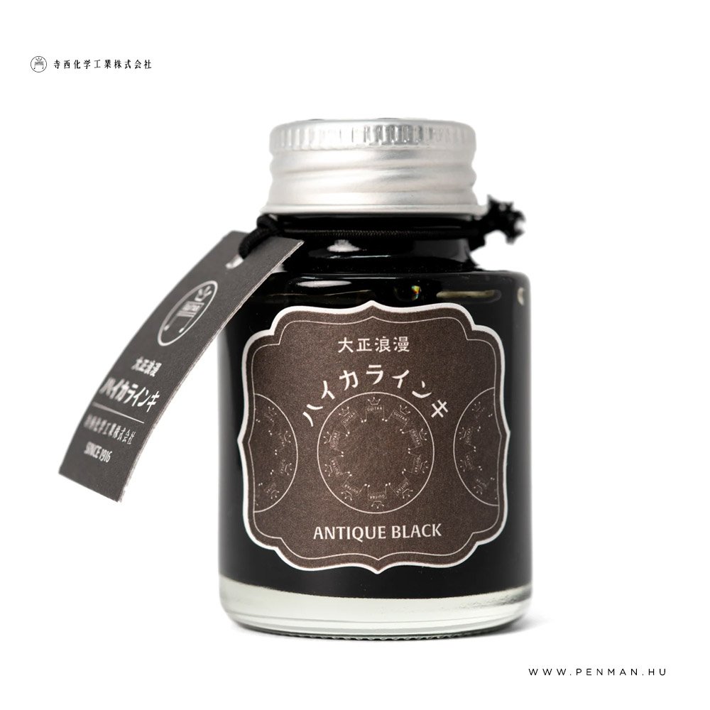Teranishi Guitar Taisho Haikara toltotolltinta 40 ml Antique Black 001