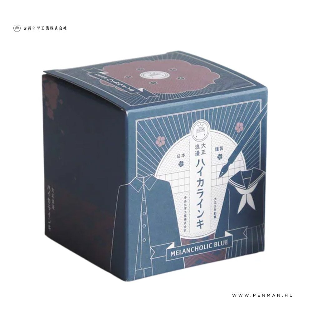 Teranishi Guitar Taisho Haikara toltotolltinta 40 ml Melancholic blue 002