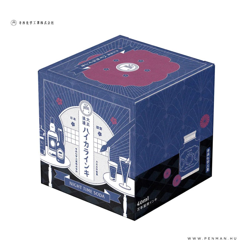 Teranishi Guitar Taisho Haikara toltotolltinta 40 ml Night time soda 002