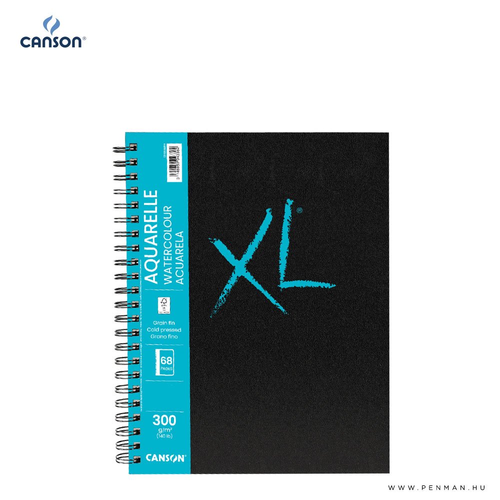 canson XL akvarelltomb 300g 68lap a5