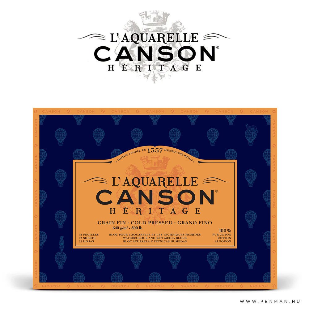 canson heritage hp akvarell papair 640g 31x41cm 001