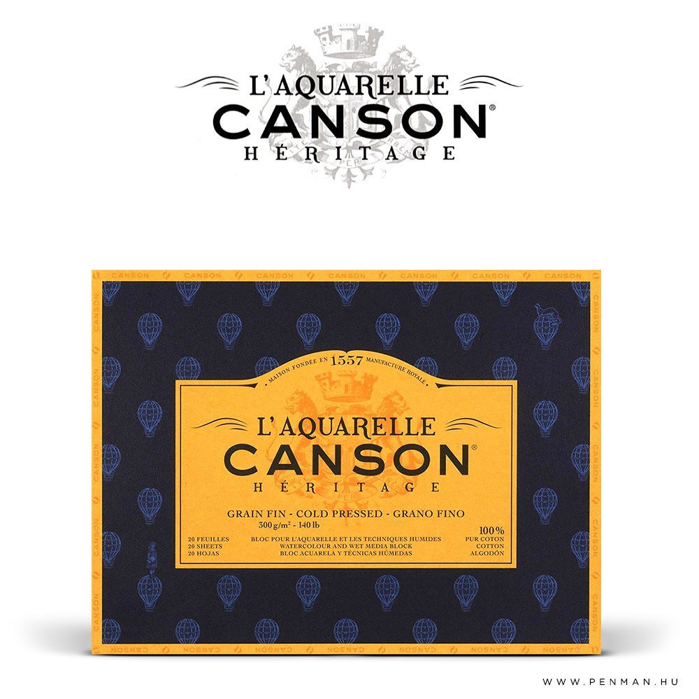 canson heritage papir 26x36 20lap 300g 4r finom