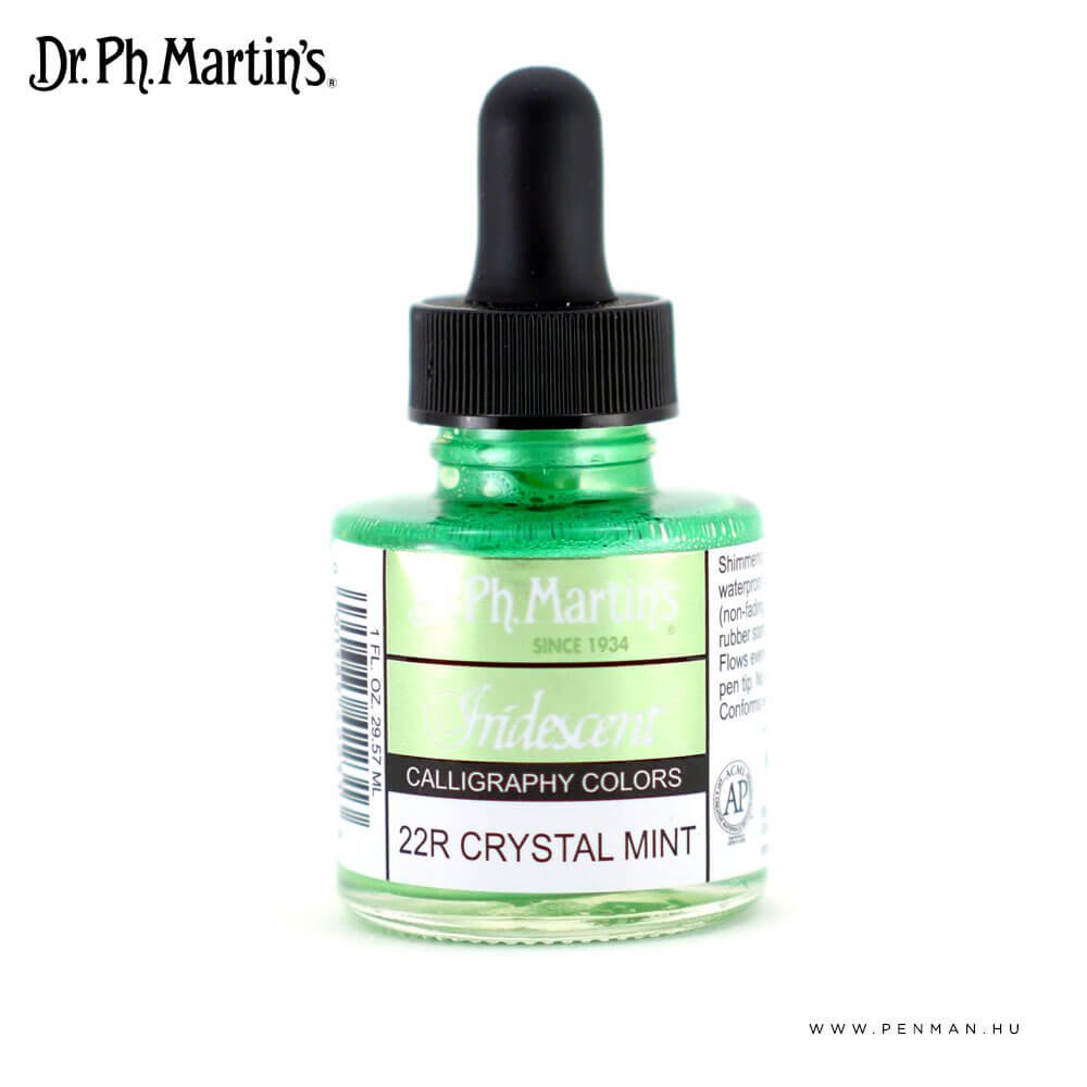 dr ph martins iridescent crysal mint 001