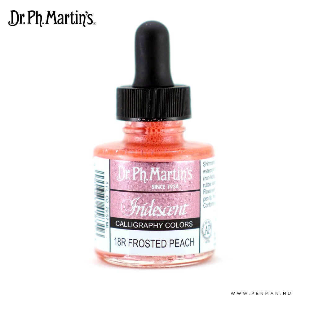 dr ph martins iridescent frosted peach 001