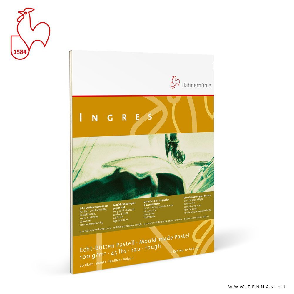 hahnemuhle ingres pasztel papir tomb 100g 24x31 rr