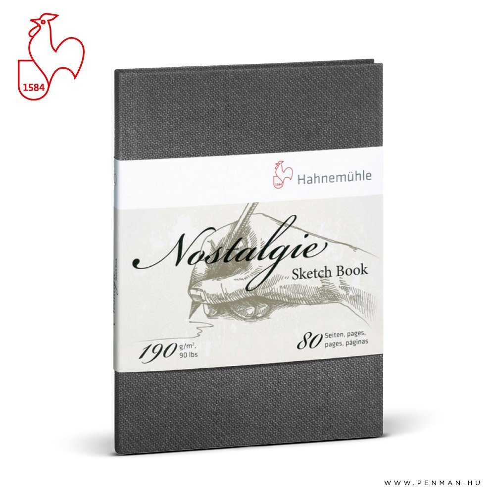 hahnemuhle nostalgie skicc konyv 190g a5 gh