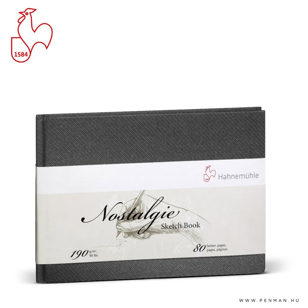 hahnemuhle nostalgie skicc konyv 190g a5 gr