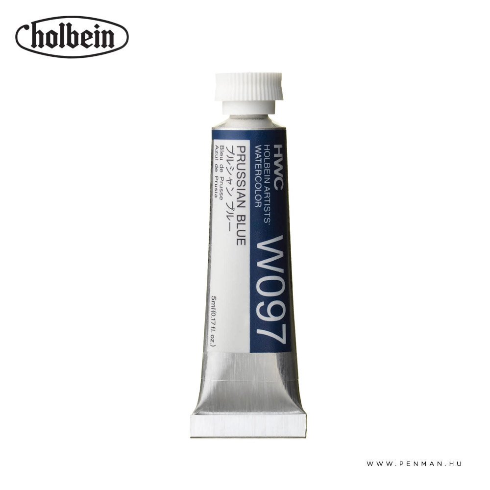 holbein akvarell 5ml prussian blue 001