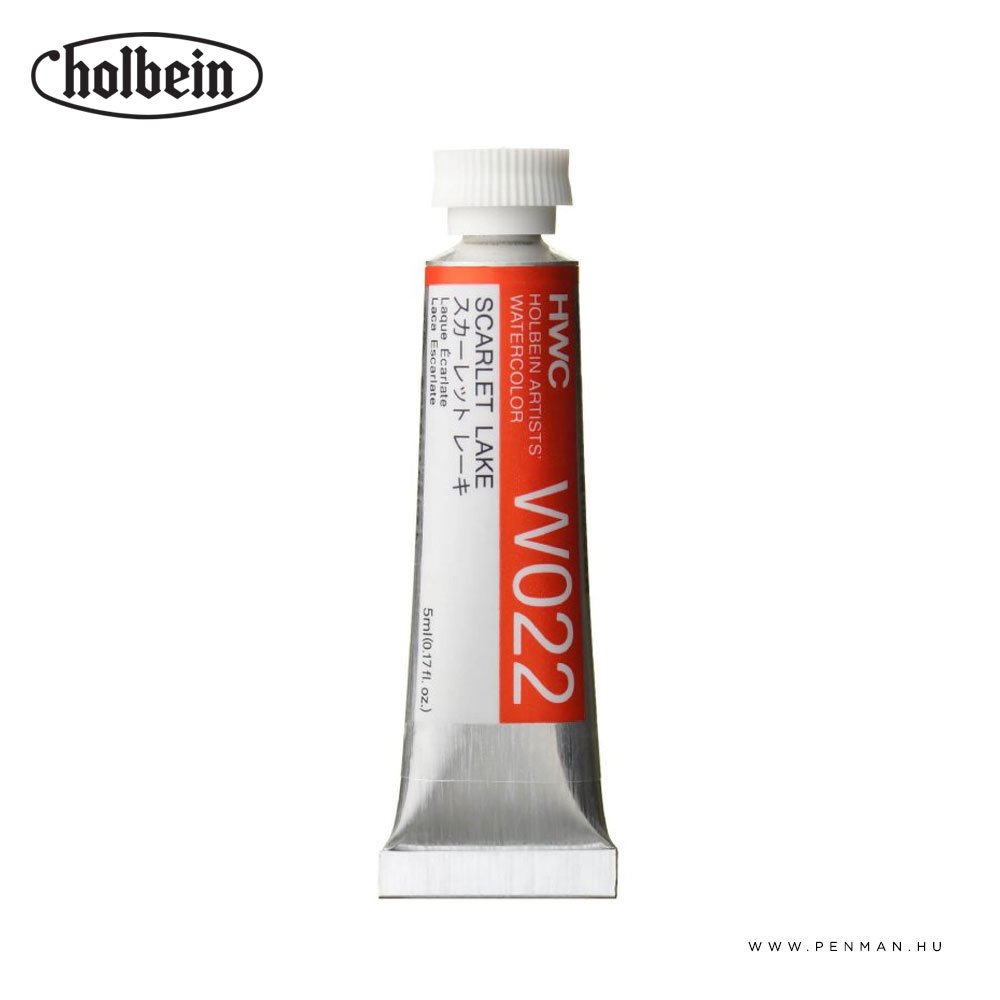 holbein akvarell 5ml scarlet lake 001