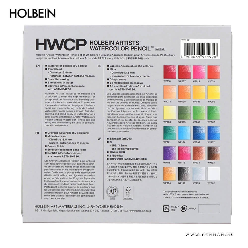 holbein akvarell ceruza 24db 002