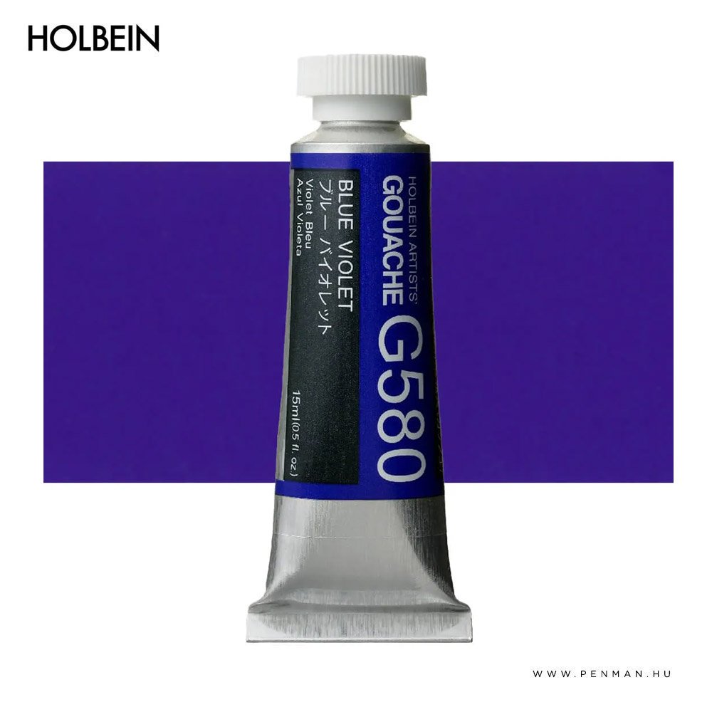 holbein gouache 15ml blue violet 001