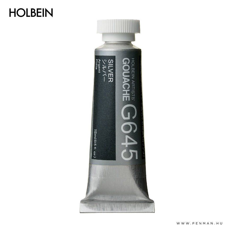 holbein gouache 15ml silver 645 001