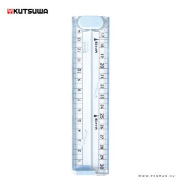 kutsuwa osszecsukhato vonalzo 30cm vilagoskek 001