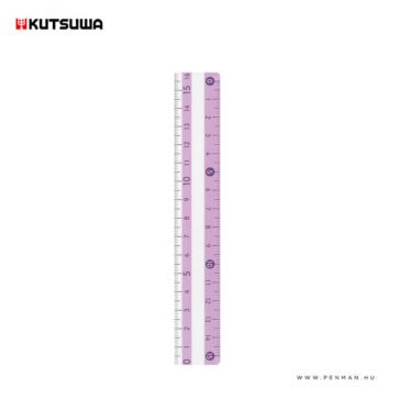 kutsuwa vonalzo 16cm lila 001