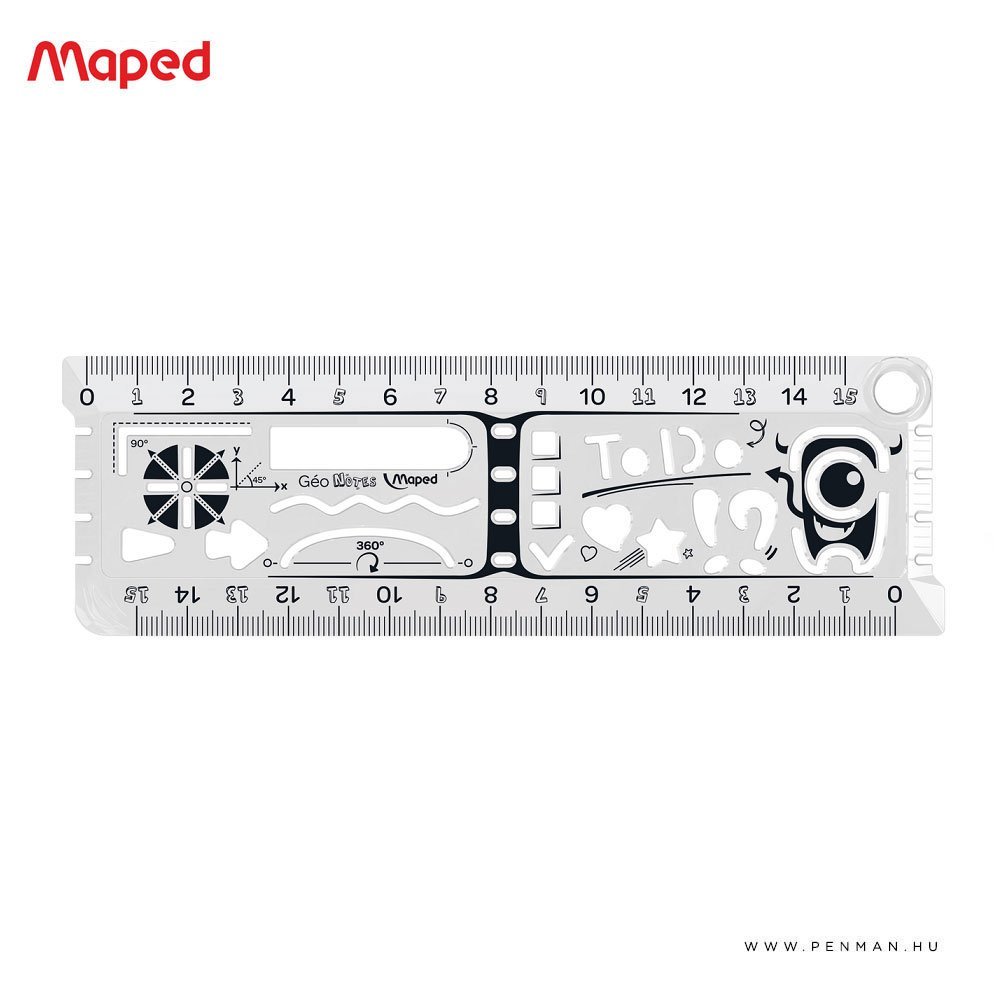 maped geo notes vonalzo 15cm 1001
