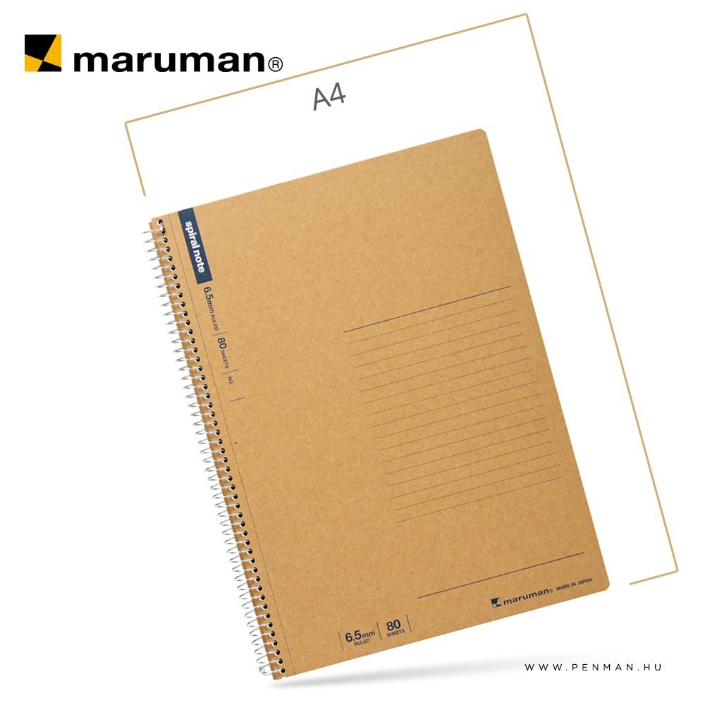 maruman spiral note B5 ruled 80lap penman