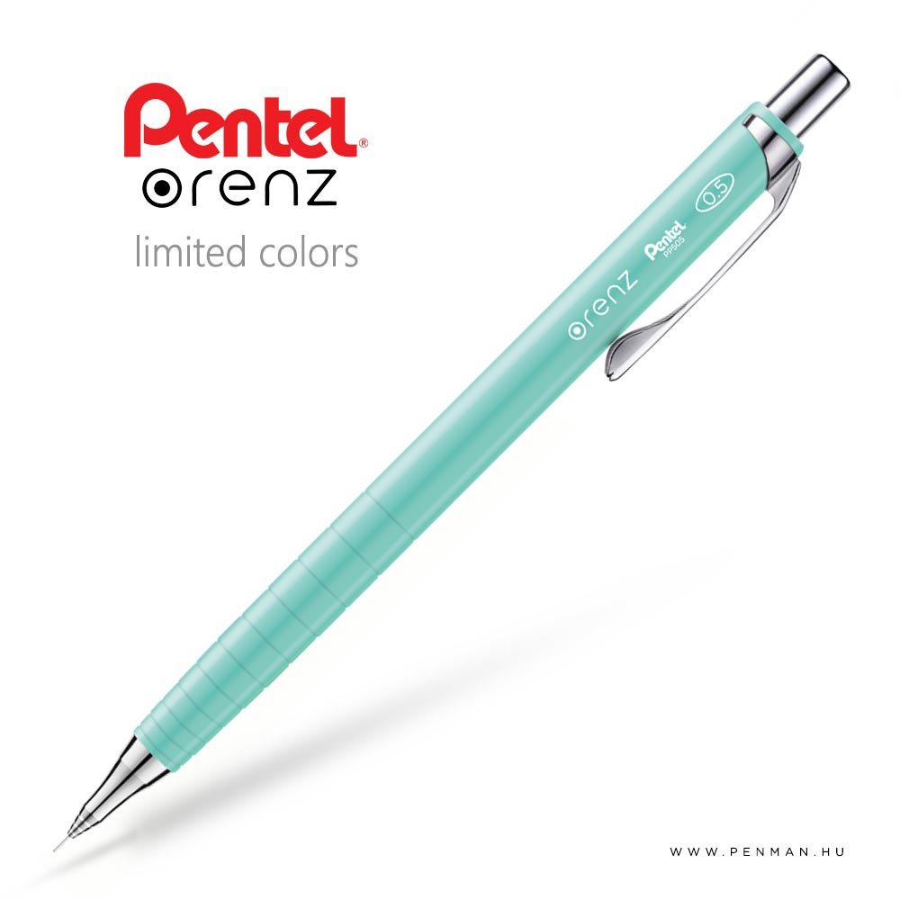 pentel orenz pp505 limited 05 mint green penman