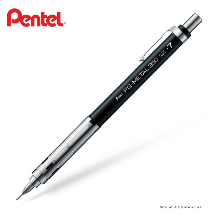 pentel pg metal 350 mechanikus ceruza fekete 07 001