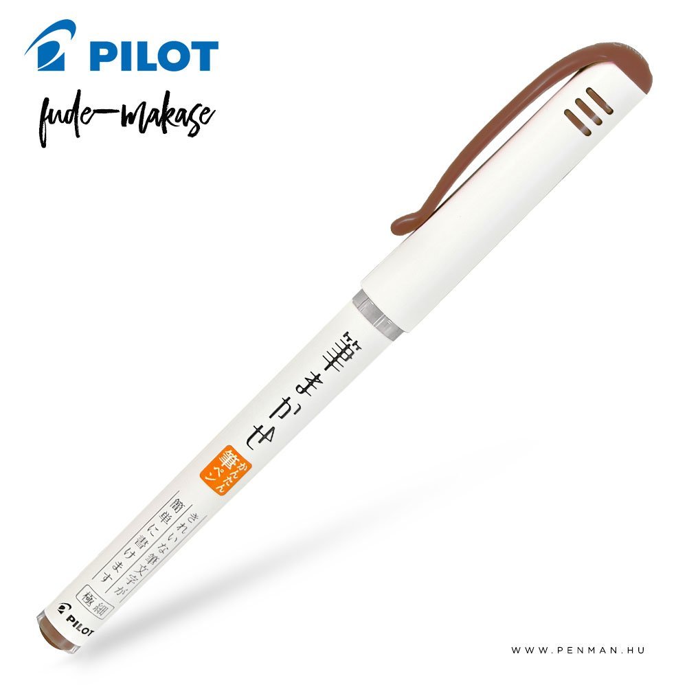 pilot fude makase extra fine ecsetfilc sepia 001