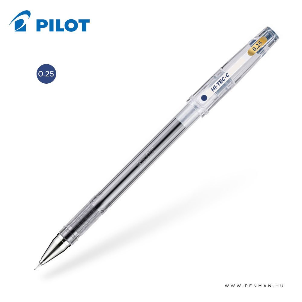 pilot hi tec c 025 kekes fekete 1001