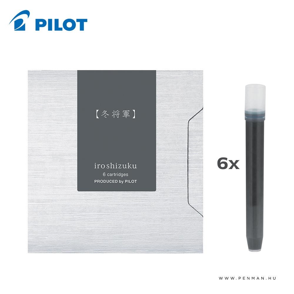 pilot iroshizuku tintapatron 6db fuyu syogun 001
