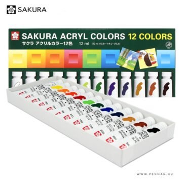 sakura akryl festek 12ml 12db 1001 02