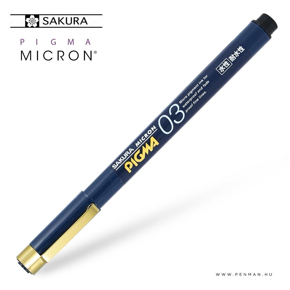 sakura pigma micron 03 fekete japan edition