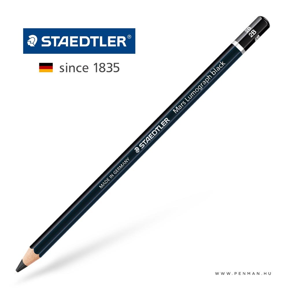 staedtler mars lumograph black 2B penman