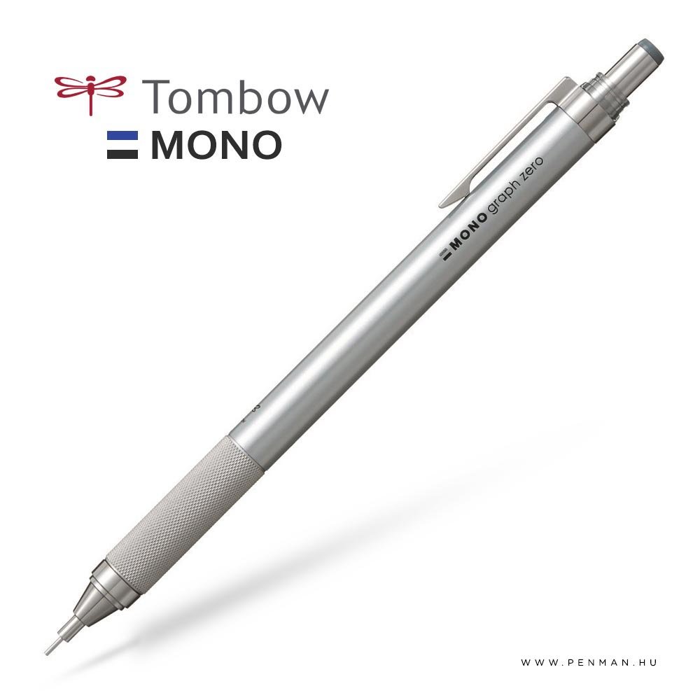 tombow monographzero 05 silver penman