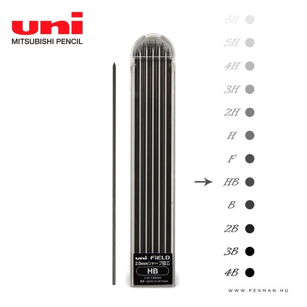 uni field 2mm hb grafit betet 001