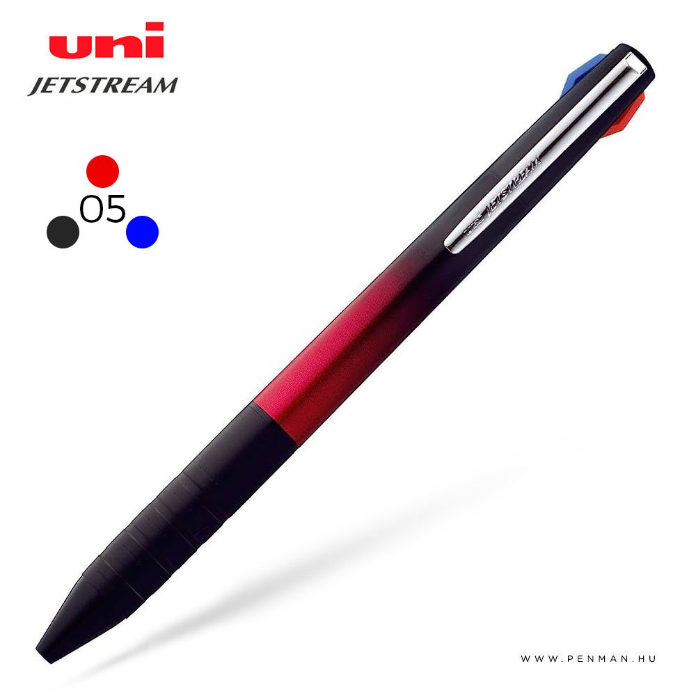 uni jetstream 3 funkcios toll fekete piros 001