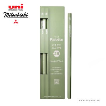uni mitsubishi grafitceruza palette zold doboz 2b