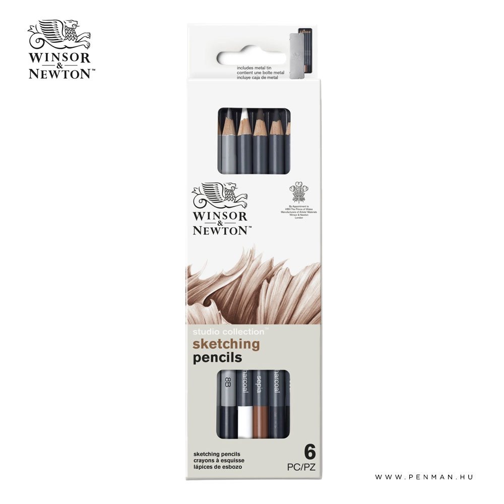 winsor newton 6db studio sketching pencil 002