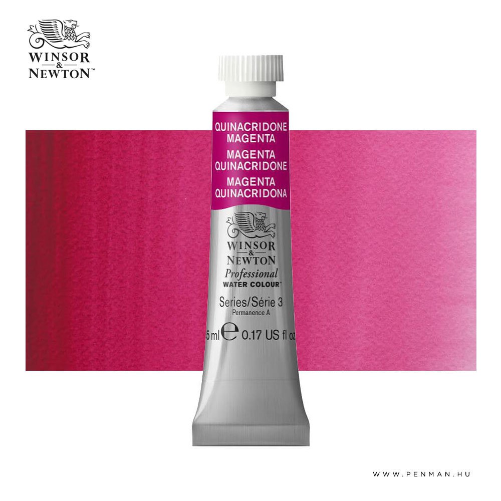 winsor newton professional akvarell 5ml Quinacridone Magenta 001