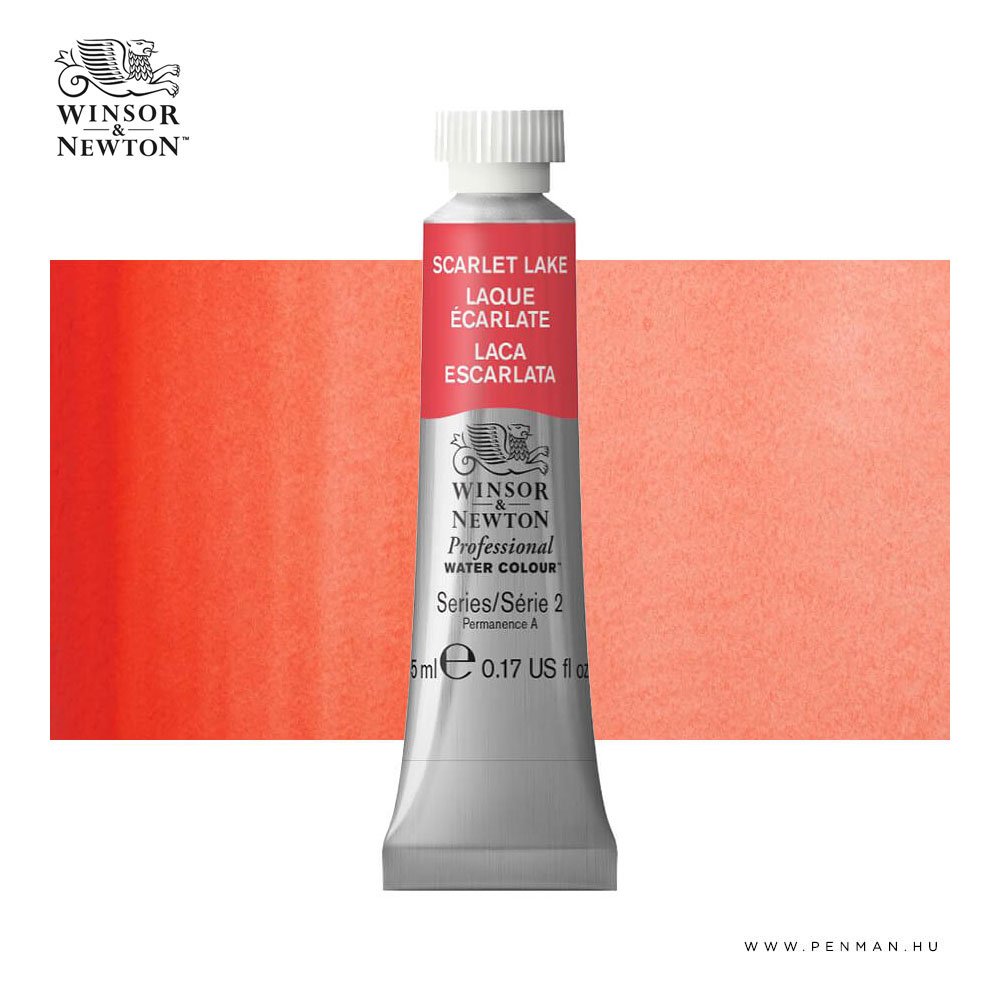 winsor newton professional akvarell 5ml Scarlet Lake