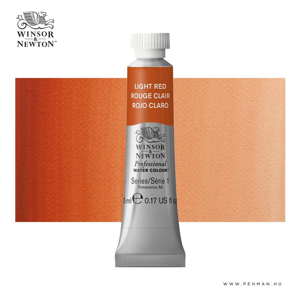 winsor newton professional akvarell 5ml light red 001