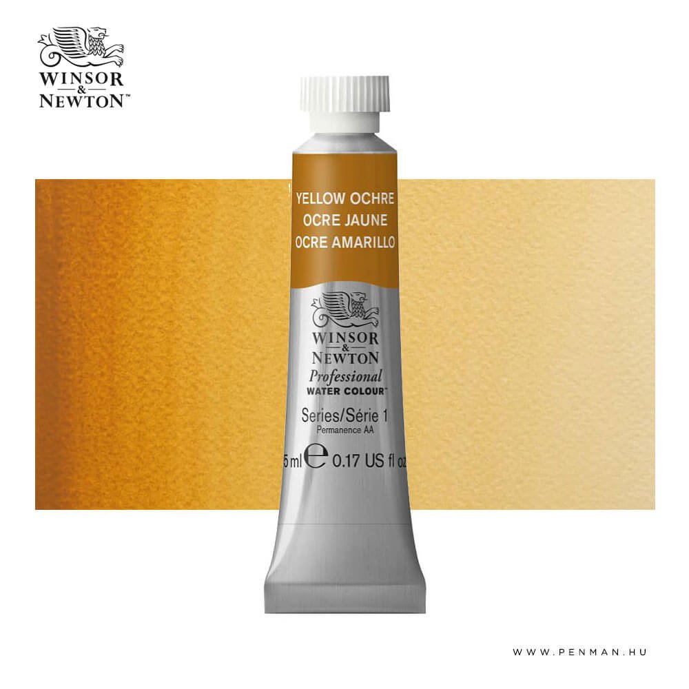 winsor newton professional akvarell 5ml yellow ochre 001